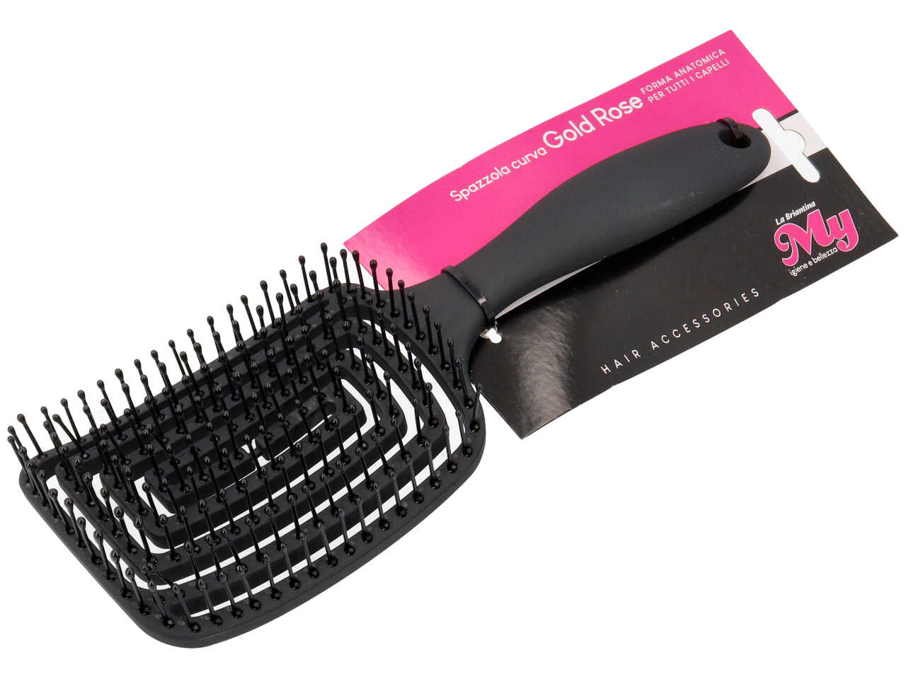Spazzola capelli gold rose spa06795a