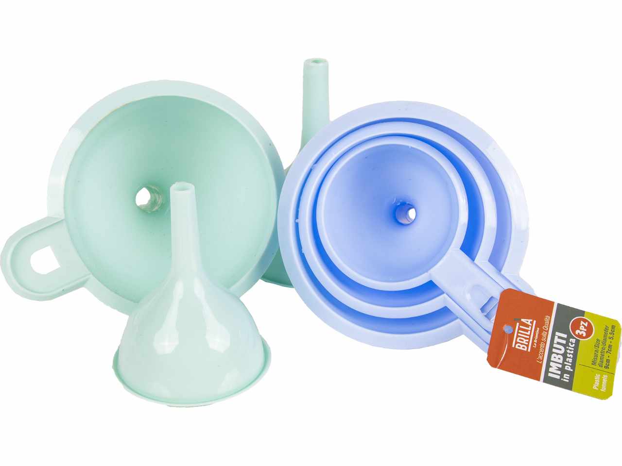 Imbuti set 3pezzi colori assortiti