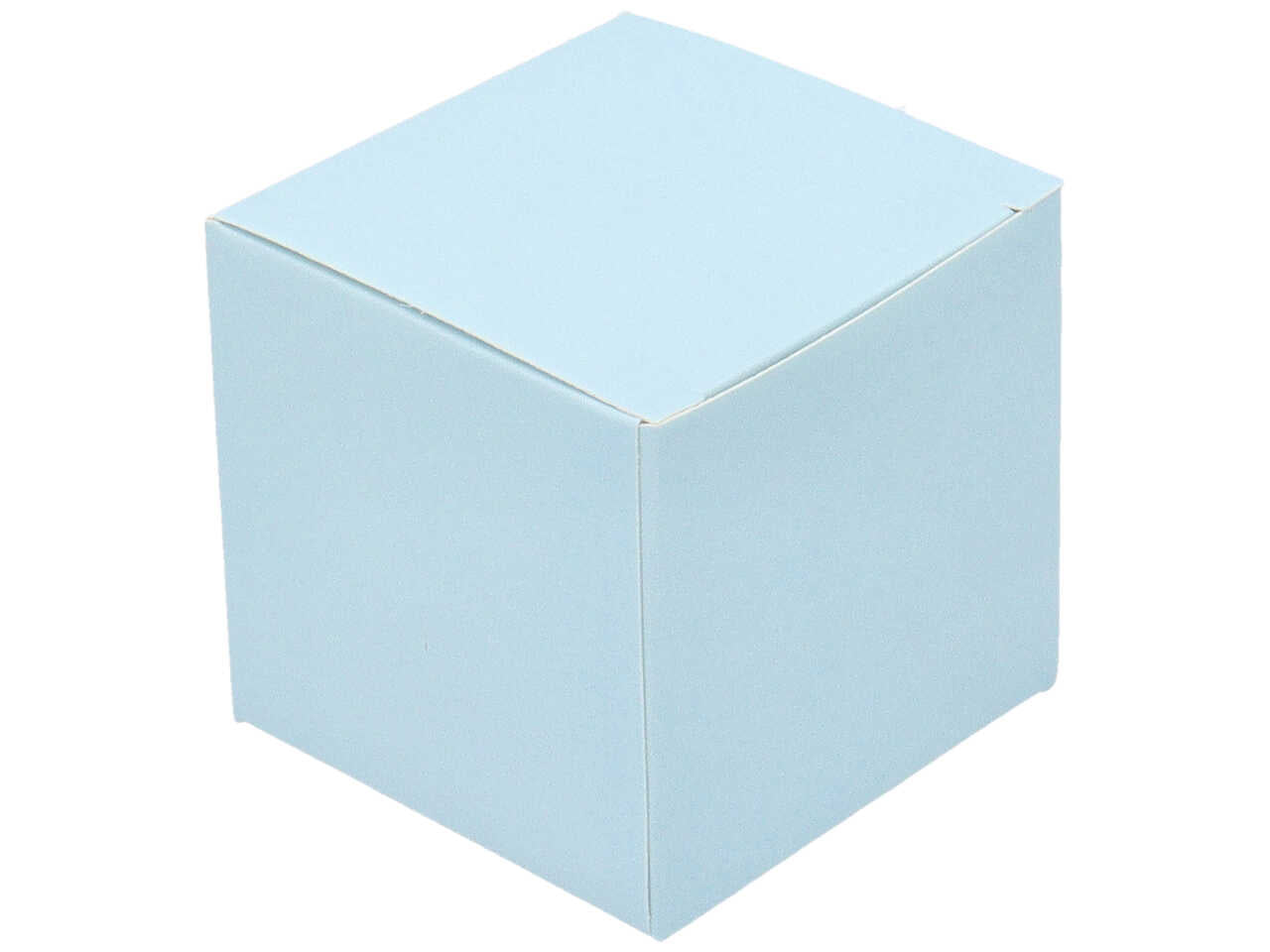 Scatola 6x6cm celeste box35 celes