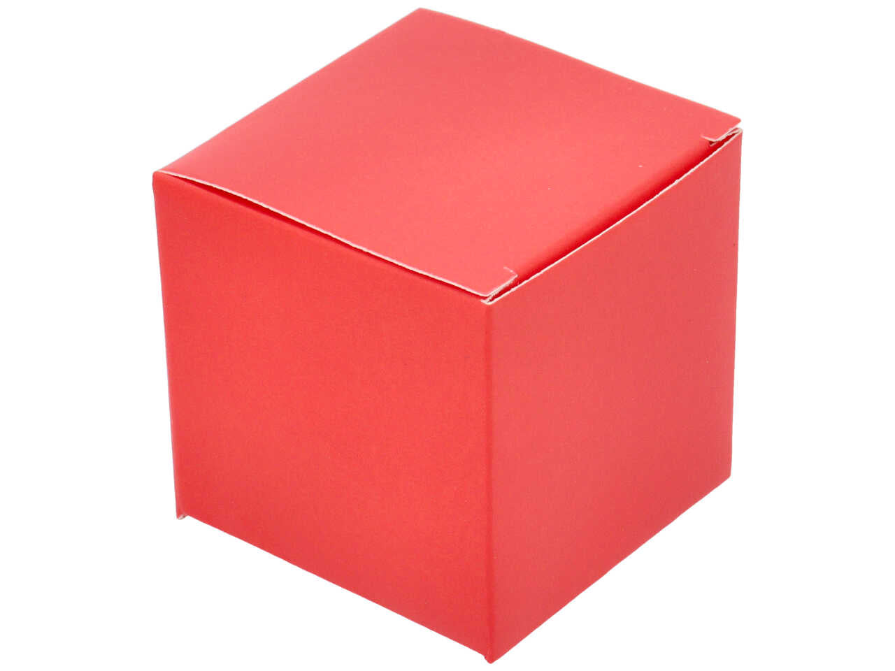 Scatola 6x6cm rossa box35 rosso