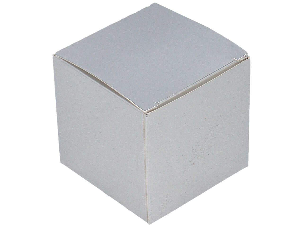 Scatola 6x6cm argento box35 argen