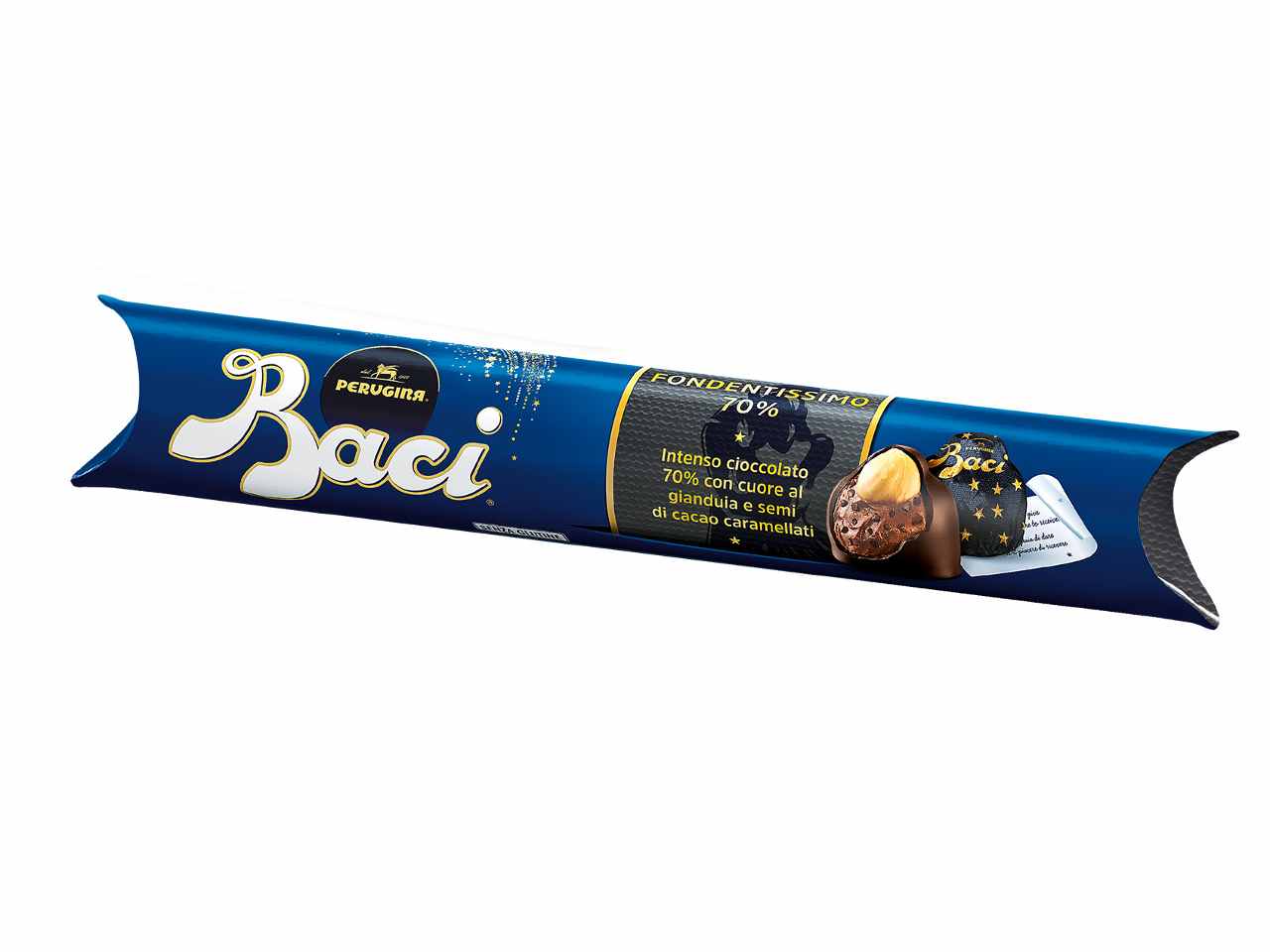 Baci tubo fondentissimo 70% 87,5g