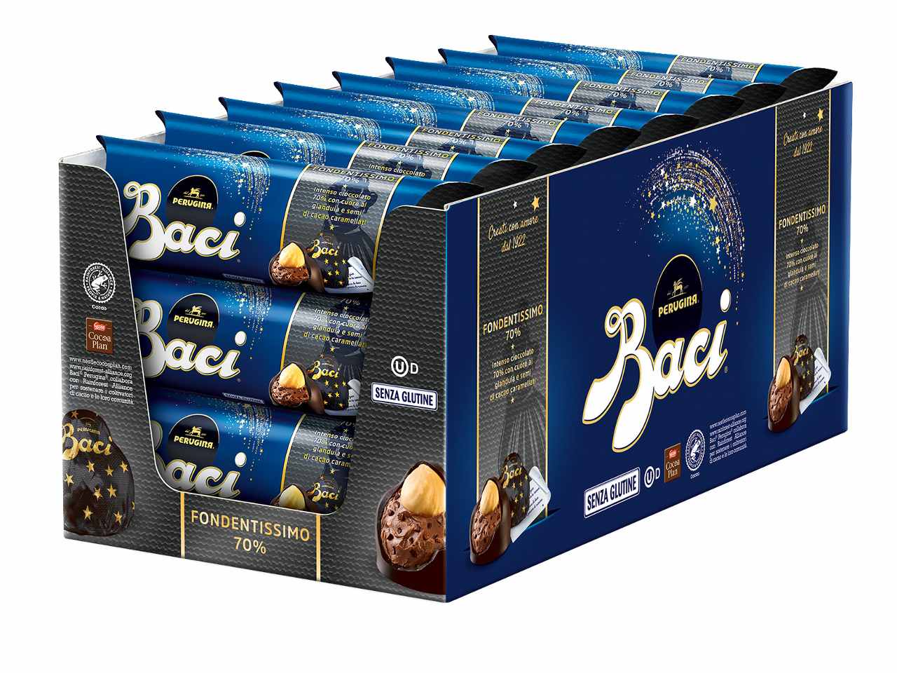 Baci tubo fondentissimo 70% 87,5g