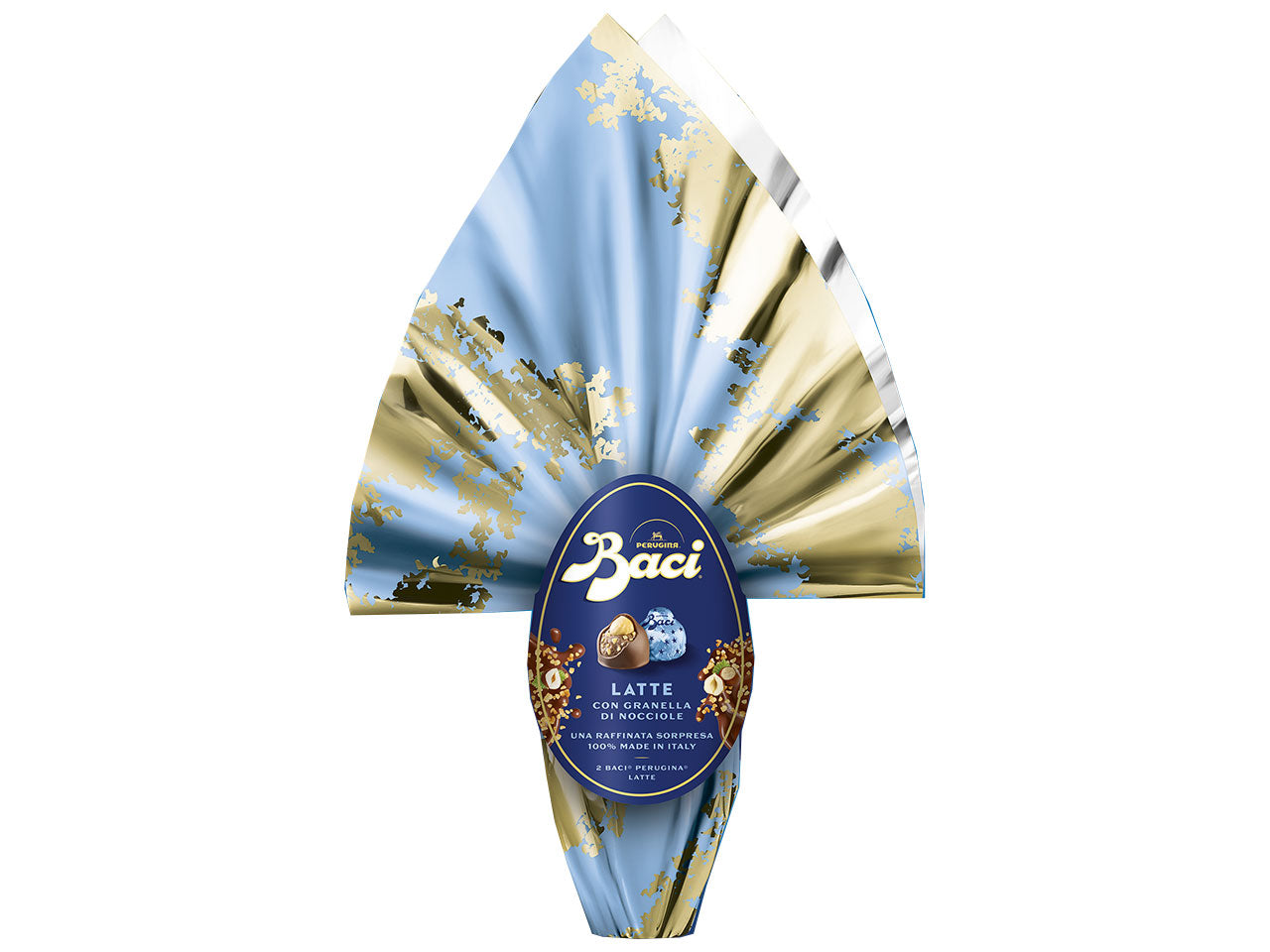 Baci uovo prestige collection al latte con granella alle nocciole 255g