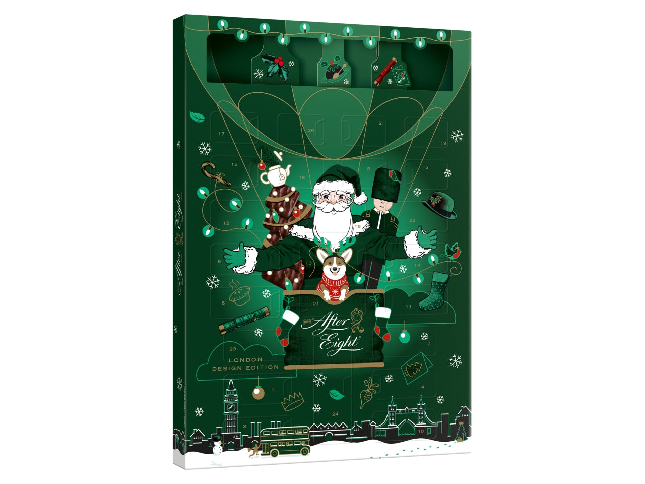 Nestlè After eight Calendario dell'avvento cioccolato fondente e menta 199 g