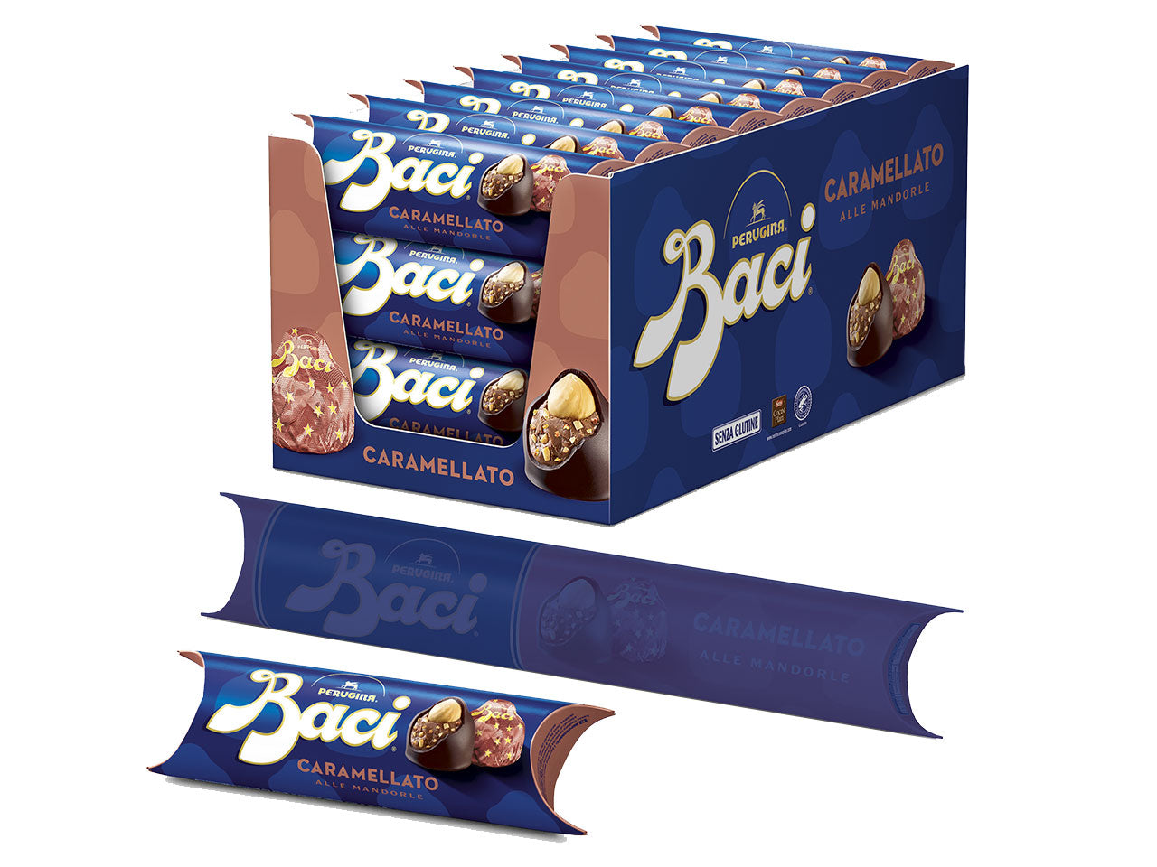Baci caramellato tubo3pz 21x37,5g