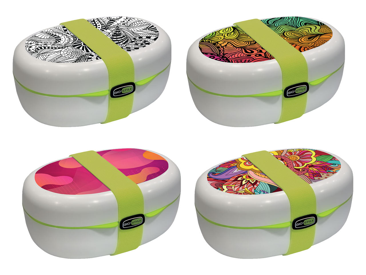 Xfood mood capacità 1,3l lunch box - colori assortiti