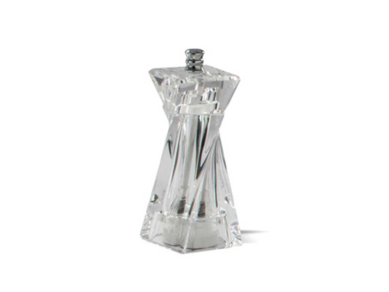 Macina pepe sale linea vogue trasparente con macina in ceramica h.16cm