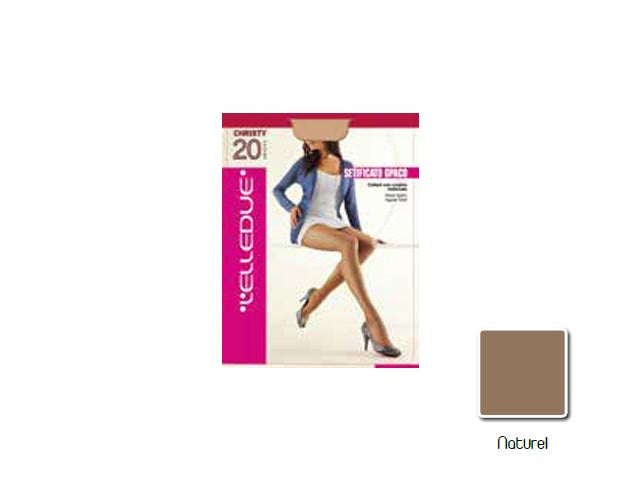 Collant christy 20 den tg4 naturel ch2a