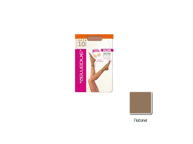 Calzino zeta 10 naturel 2 paia zy2u