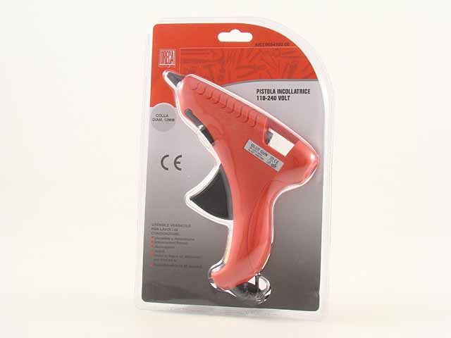 Pistola colla a caldo incollatrice colore rosso