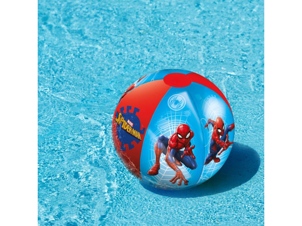 Spiderman palla gonfiabile da mare diametro 50cm