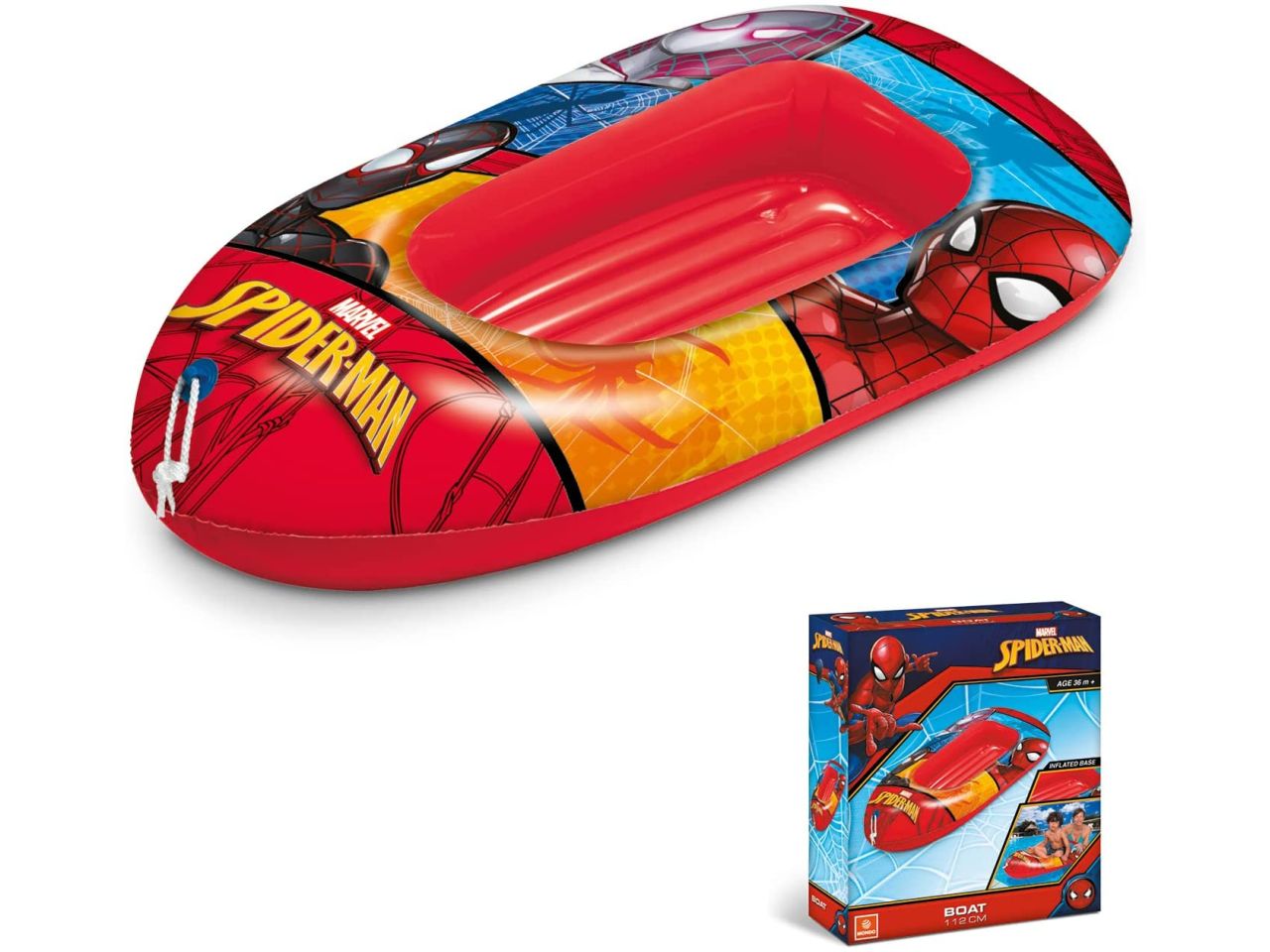 Canotto gonfiabile di spiderman 112cm