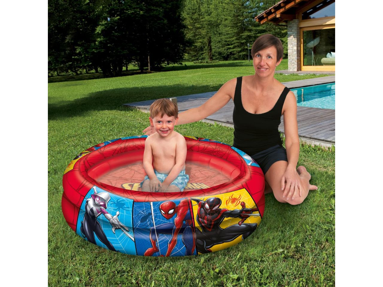 Piscina gonfiabile di spiderman d.100cm