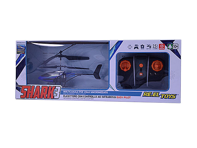 Elicottero radio comando shark 3 ir con giroscopio