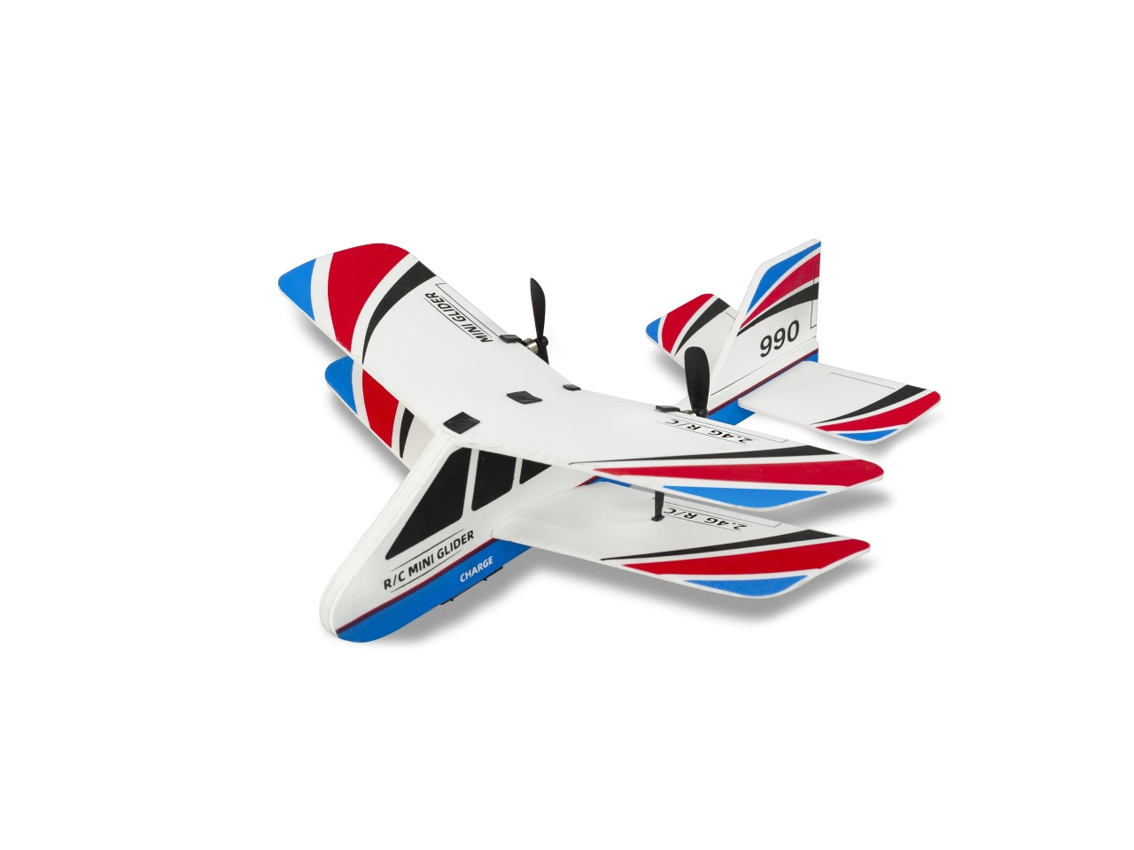 Sky pilot aereo radiocomandato con giroscopio 2.4 ghz colore bianco