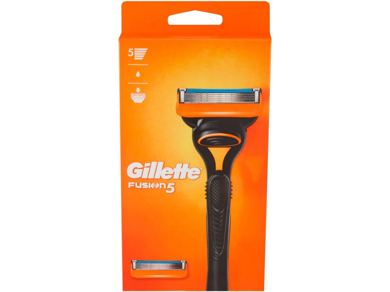 Gillette fusion 5 rasoio manual 2up con 2 ricariche$