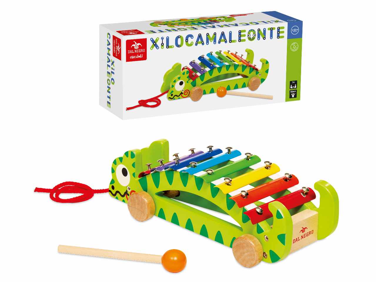 Gioco in legno xilo-camaleonte 54012