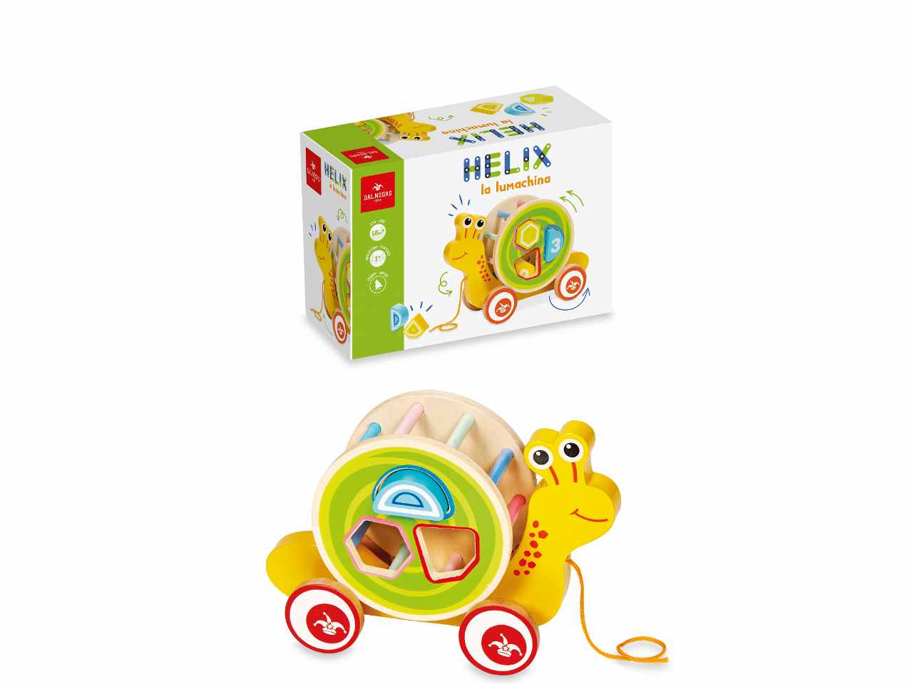 Gioco in legno helix la lumachina 54026
