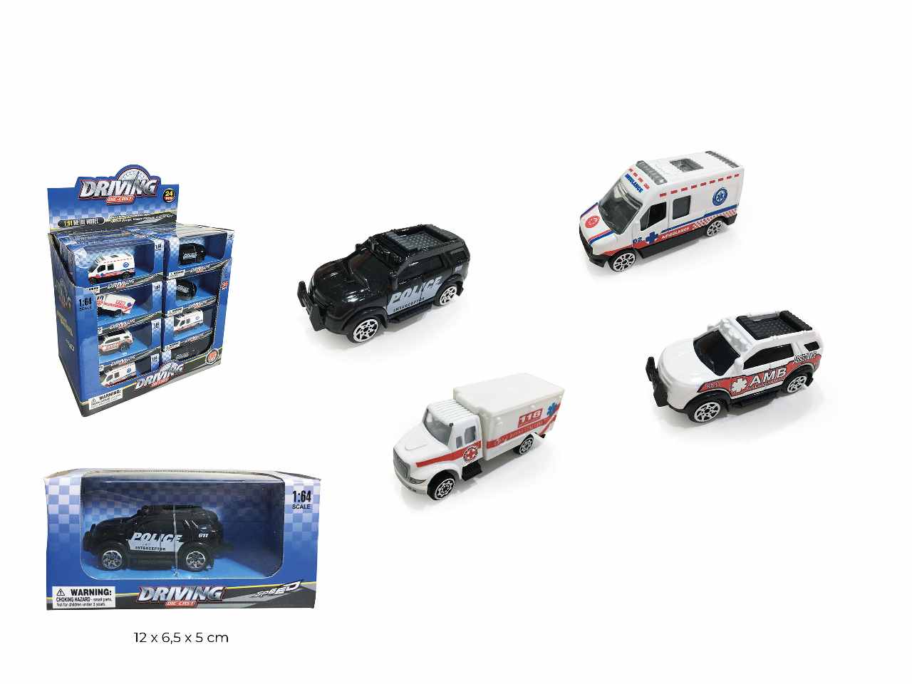 Mezzi emergenza 1:64 95453