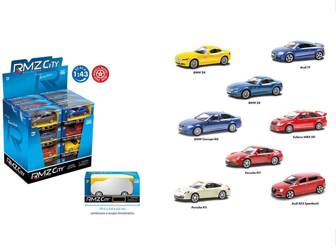 Modellino rmz city  scala 1:43 street