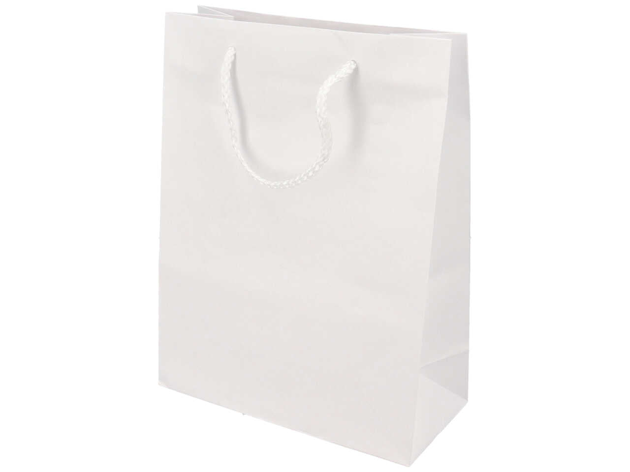 Shopper carta opaca 22x10x29 bianca sh55323