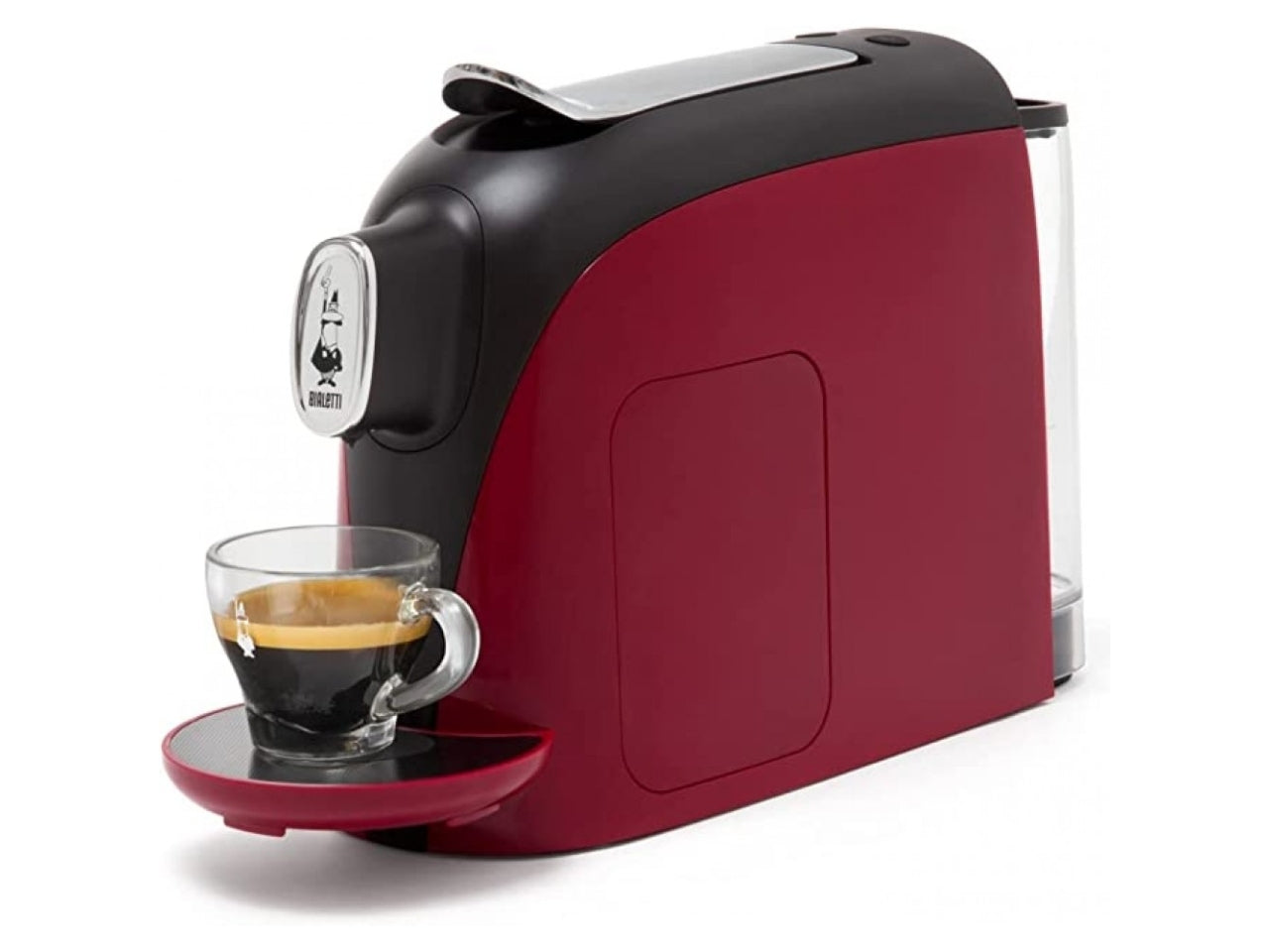 Bialetti macchina da caffe' bundle mignon rosso con 32 capsule