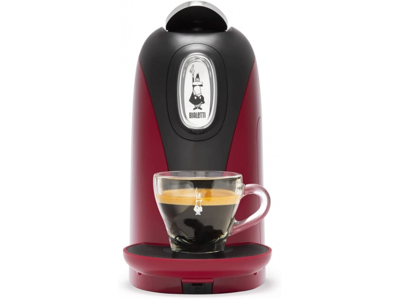 Bialetti macchina da caffe' bundle mignon rosso con 32 capsule
