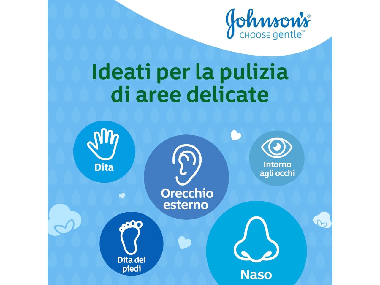 Johnson's cotton fioc scatola in carta 100 pezzi$