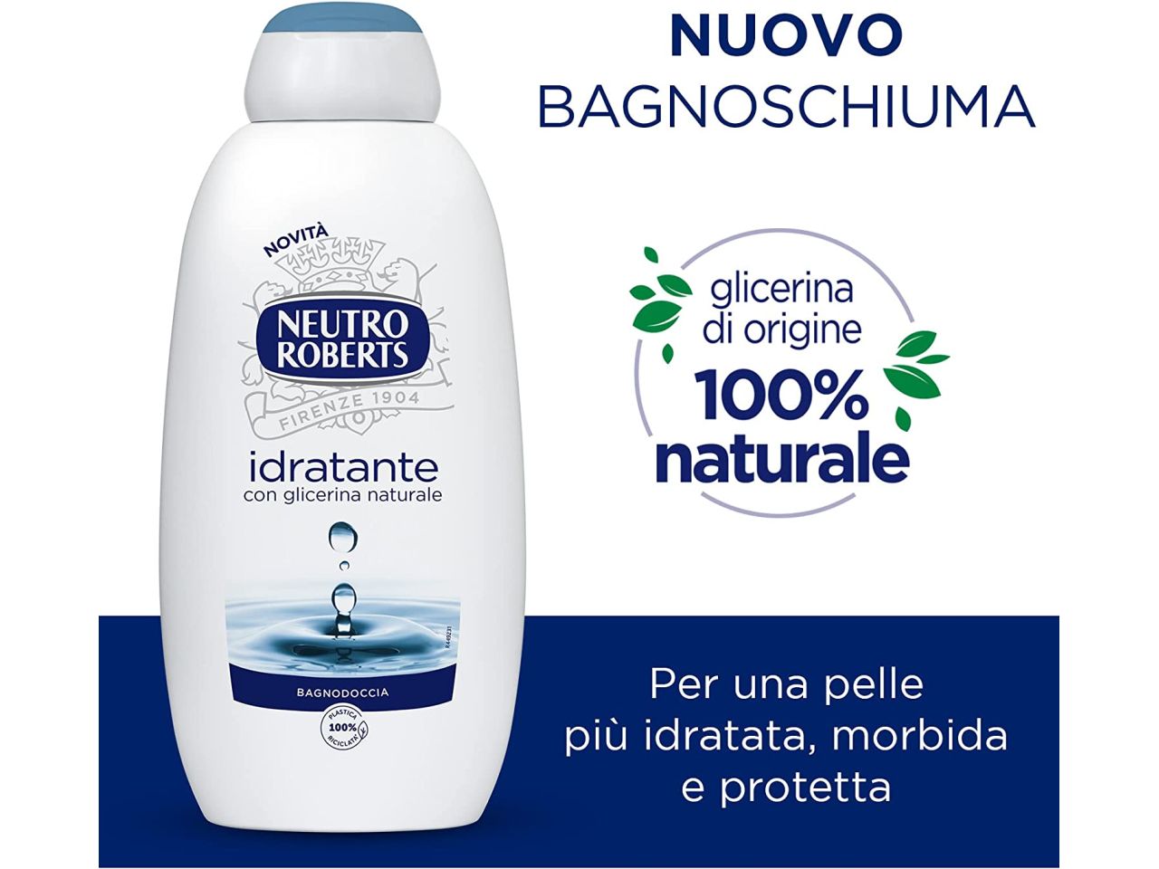 Neutro roberts bagnodoccia 600ml idratante con glicerina naturale