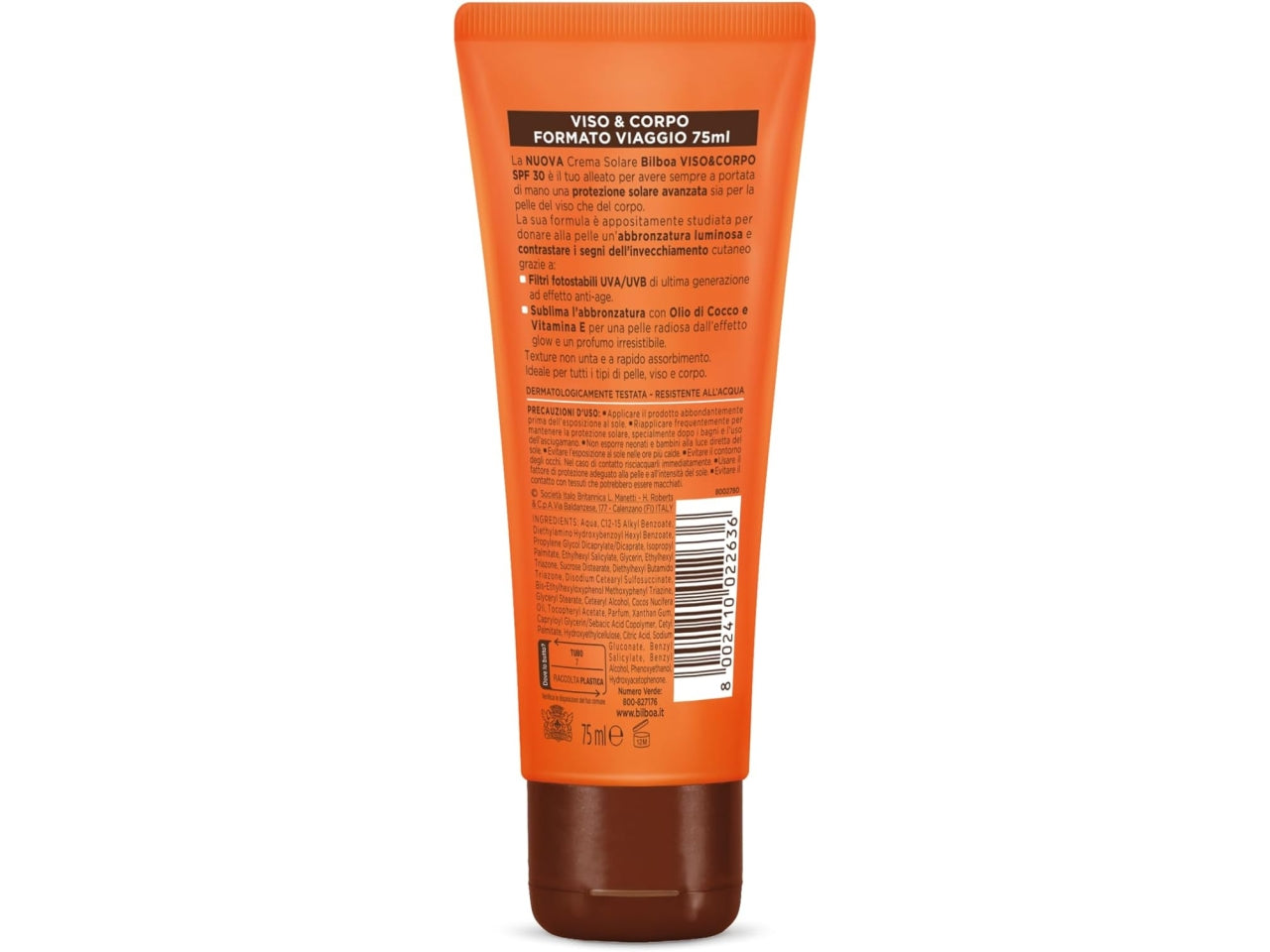 Bilboa viso e corpo spf 30 75ml