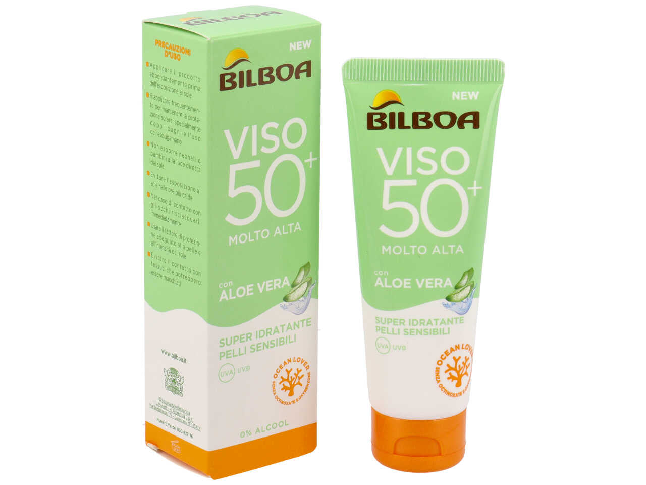 Bilboa solari aloe con vitamina espositore con 84 solari