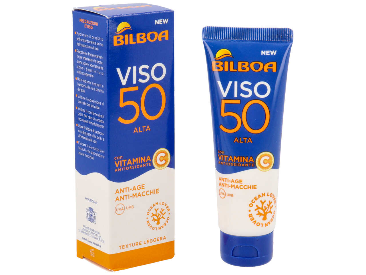 Bilboa solari aloe + vit c espositore da 90 solari