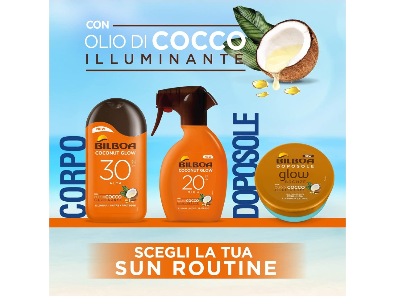 Bilboa coconut glow trigger spf 30 250ml