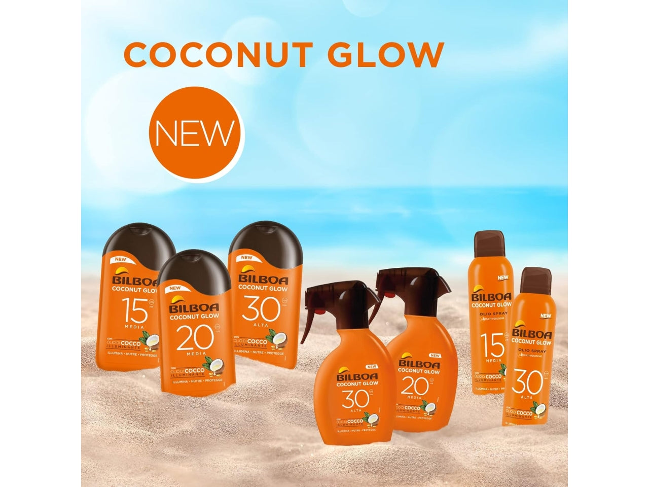 Bilboa coconut glow trigger spf 30 250ml