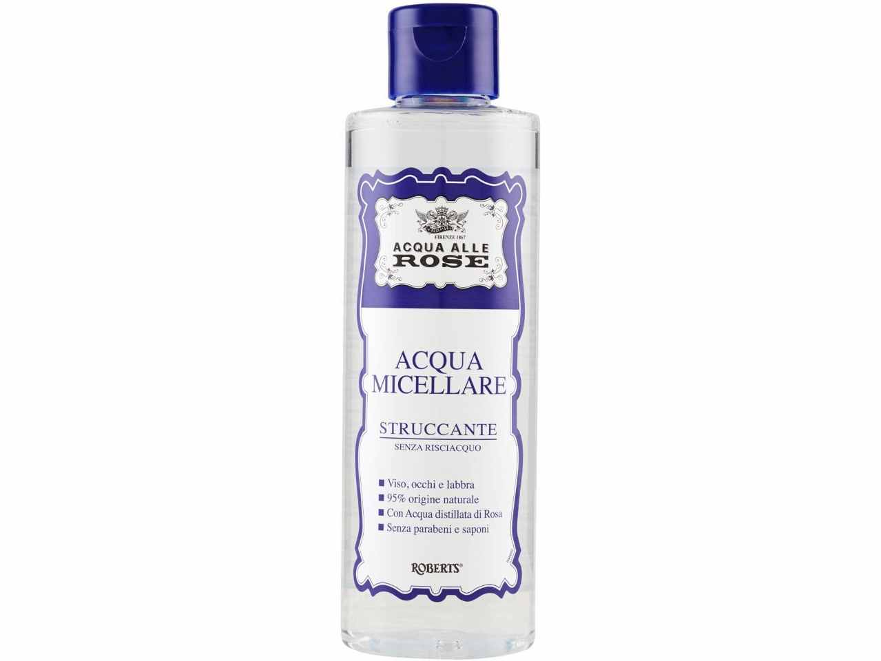 Acqua alle rose - acqua micellare struccante 200ml
