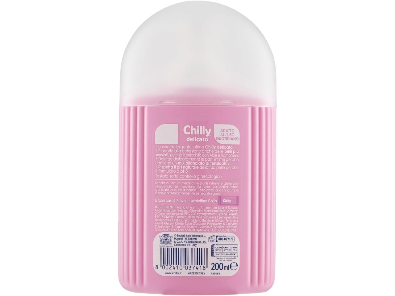Chilly delicato detergente 200ml$