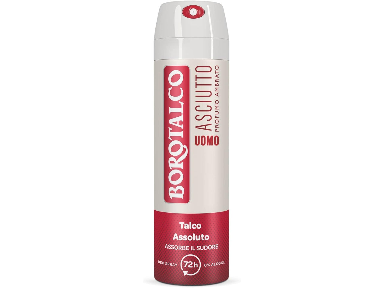 Borotalco spray uomo asciutto ambra 150ml