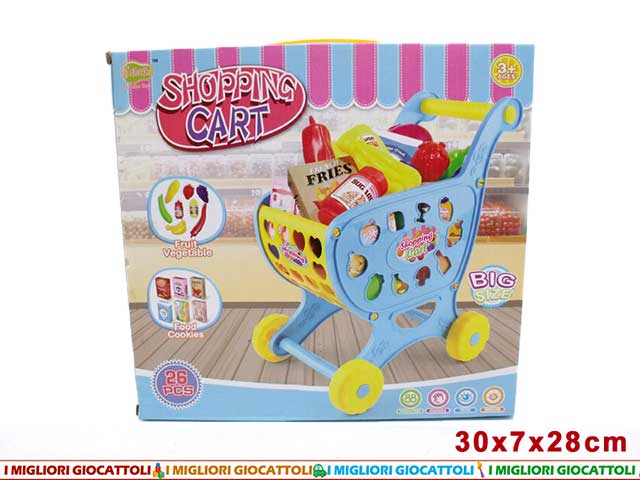 Carrello spesa c/frutta 070328