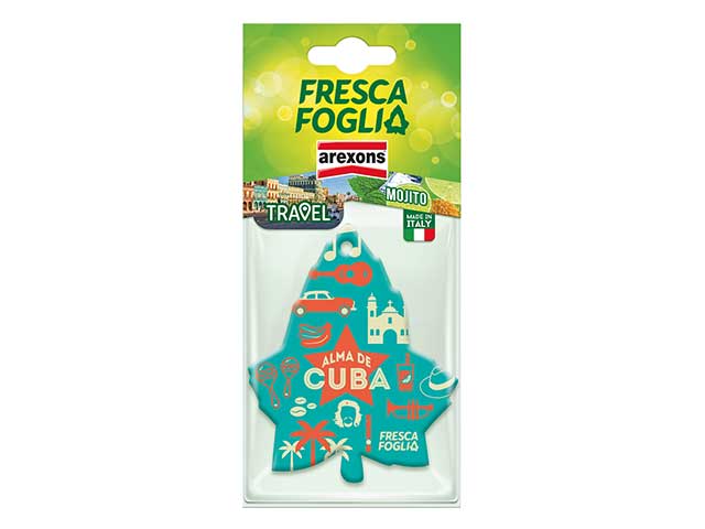 Profumo per auto foglia travel cuba 1477