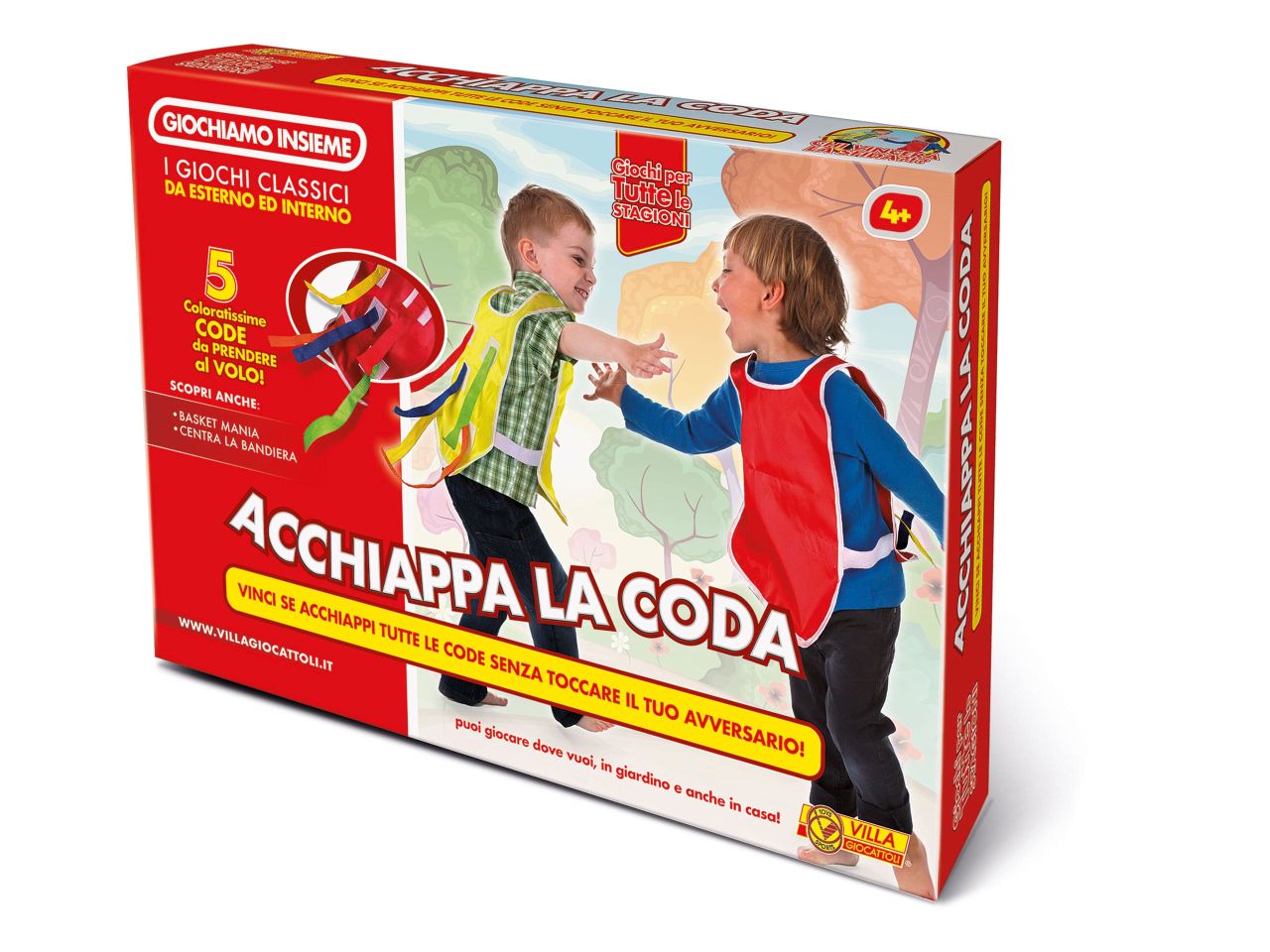 Gioco villa giocattoli giochiamo insieme acchiappa la coda con velcro attacca e stacca