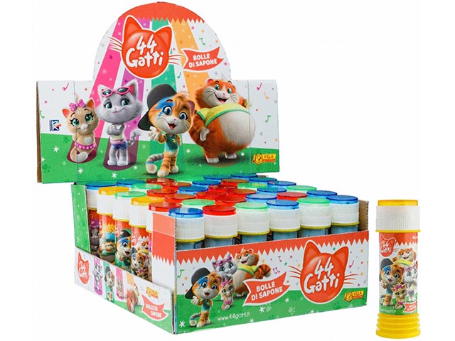 Bolle di sapone 44 gatti 60ml g.6119