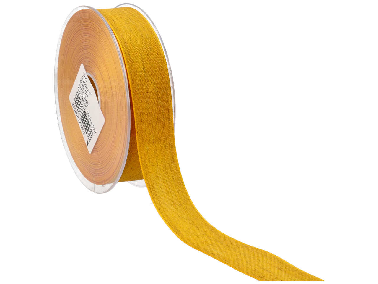 Nastro lino 25mmx25mt giallo/oro s-2502 57