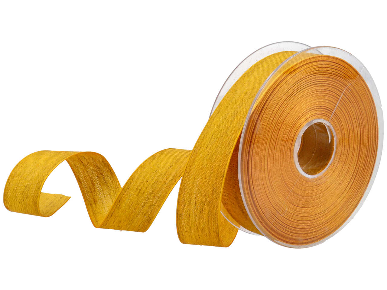 Nastro lino 25mmx25mt giallo/oro s-2502 57