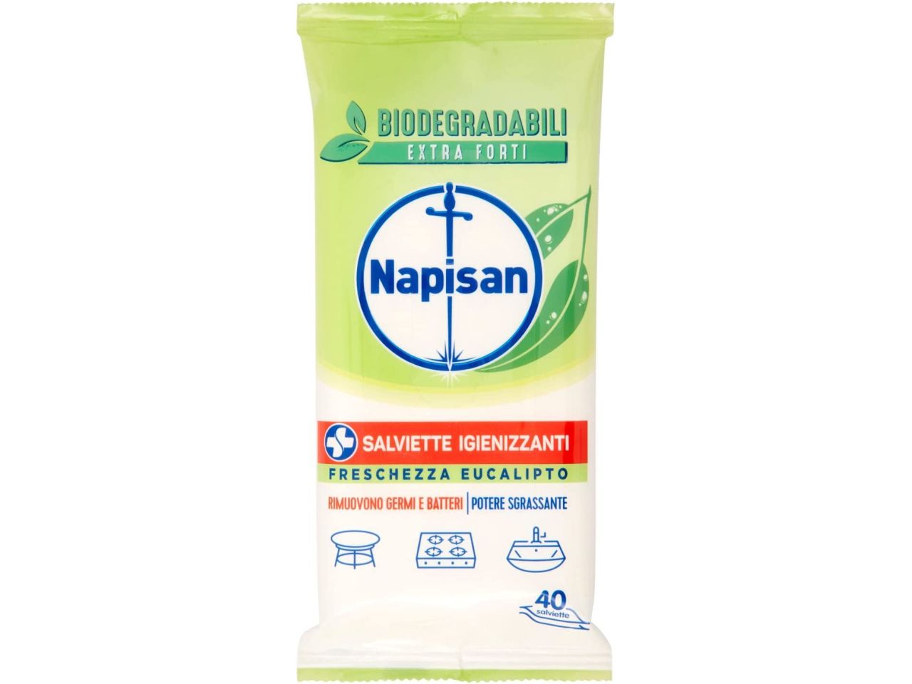 Napisan 40 salviette igenizzanti eucalipto
