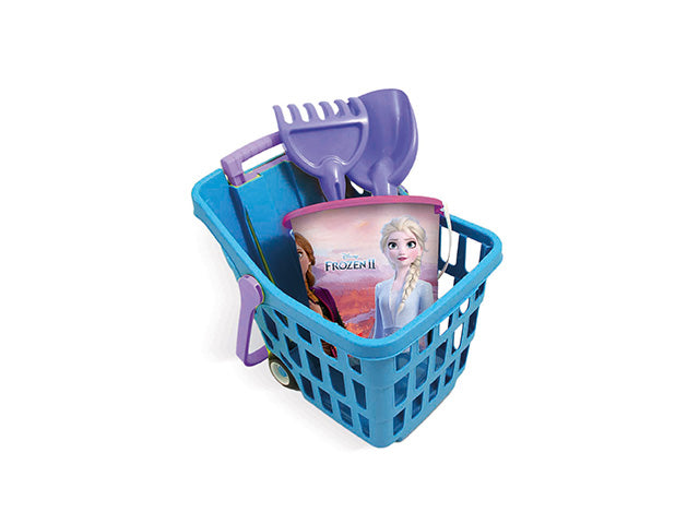 Set giochi da spiaggia trolley frozen diametro 18cm