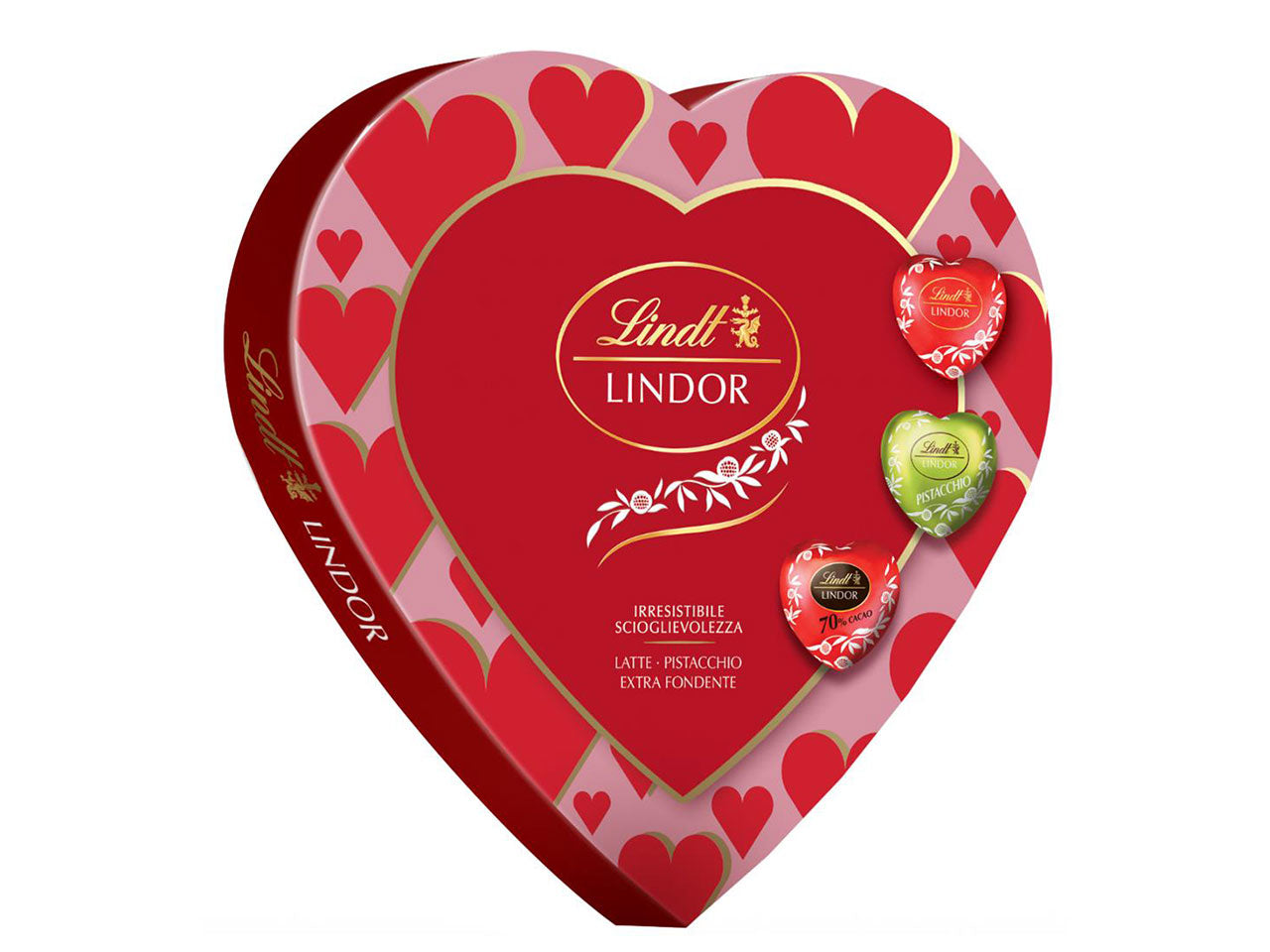 Cuore scatola lindor assortita 178g