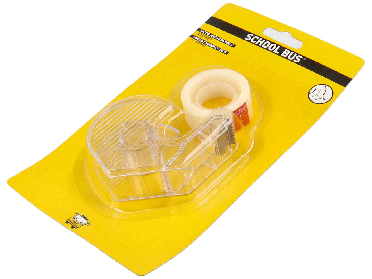 nastro adesivo invisibile con dispenser 1,9cm x 15mt