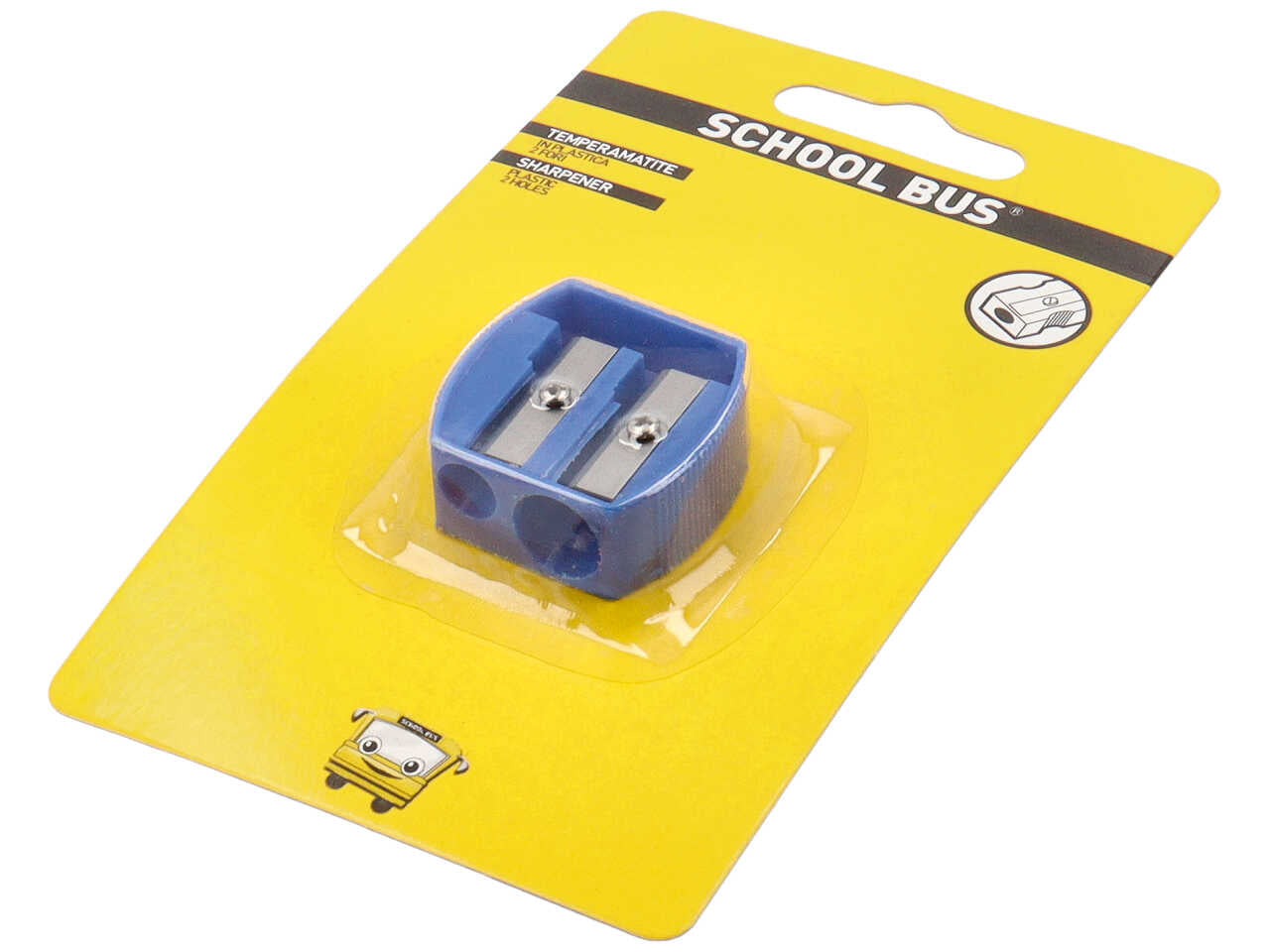 temperamatite in plastica 2 fori