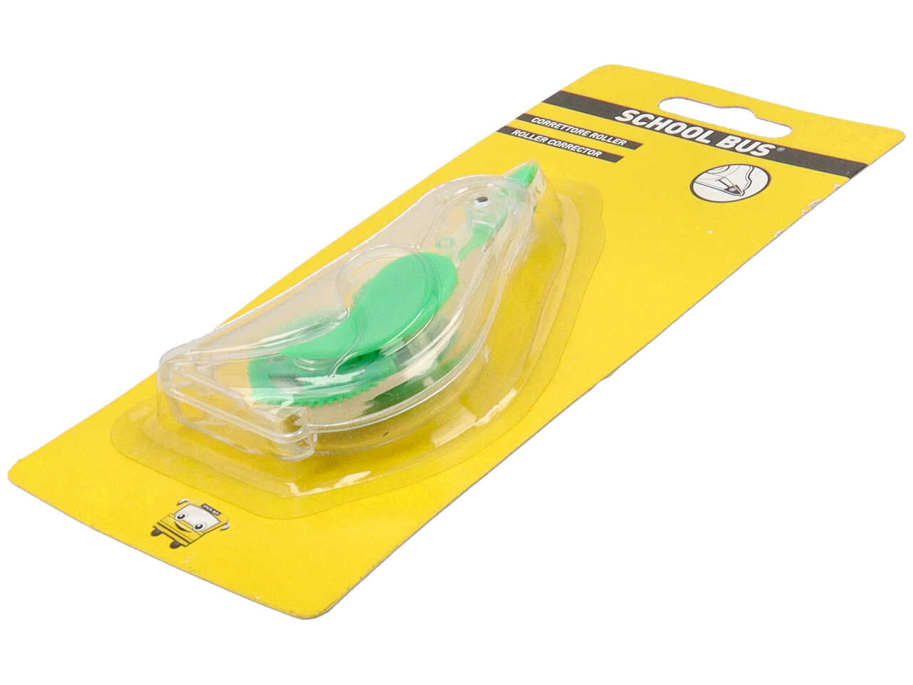 correttore roller con dispenser ergonomico per correzioni precise e pulite